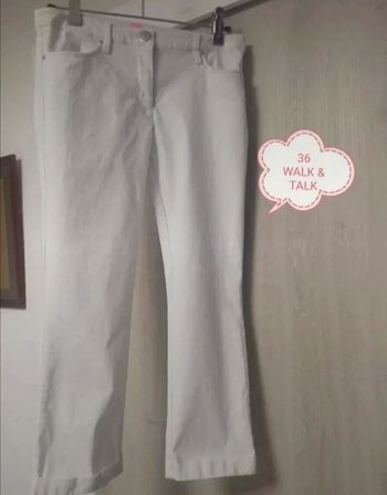 Pantacourt léger revers femme.36..