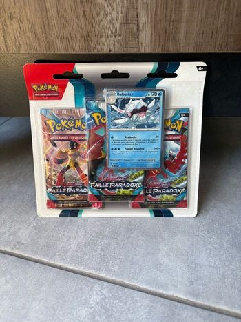 Carte Pokémon Tripack Pokémon EV4 – Faille Paradoxe écarlate et violet Scellé – FR