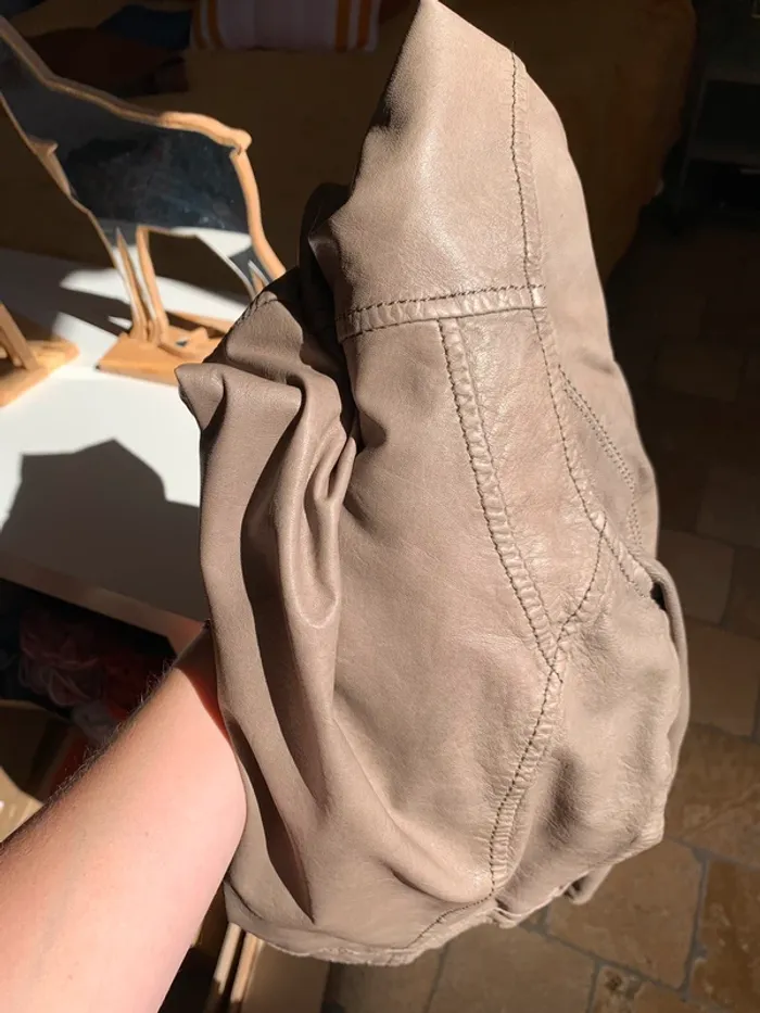 Veste en cuir d’agneau Maje taille M - photo numéro 14
