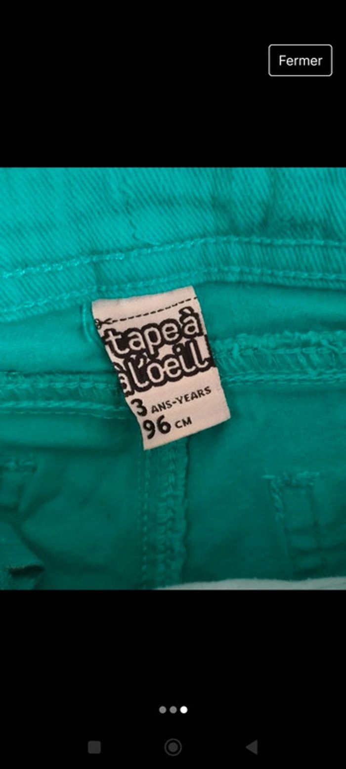 Short en jean taille 3 ans - photo numéro 3