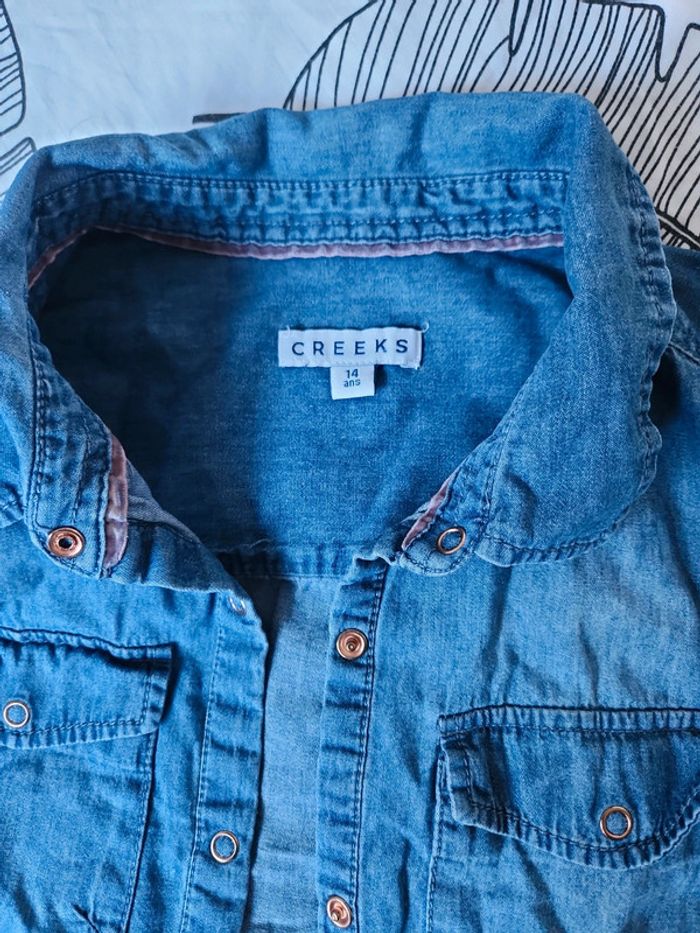 Chemise denim 14 ans - photo numéro 2