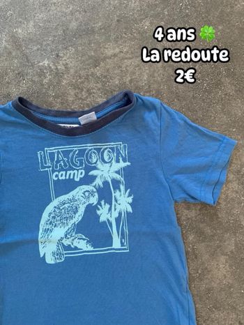 T-shirt 🍀 4 ans 🍀 La redoute