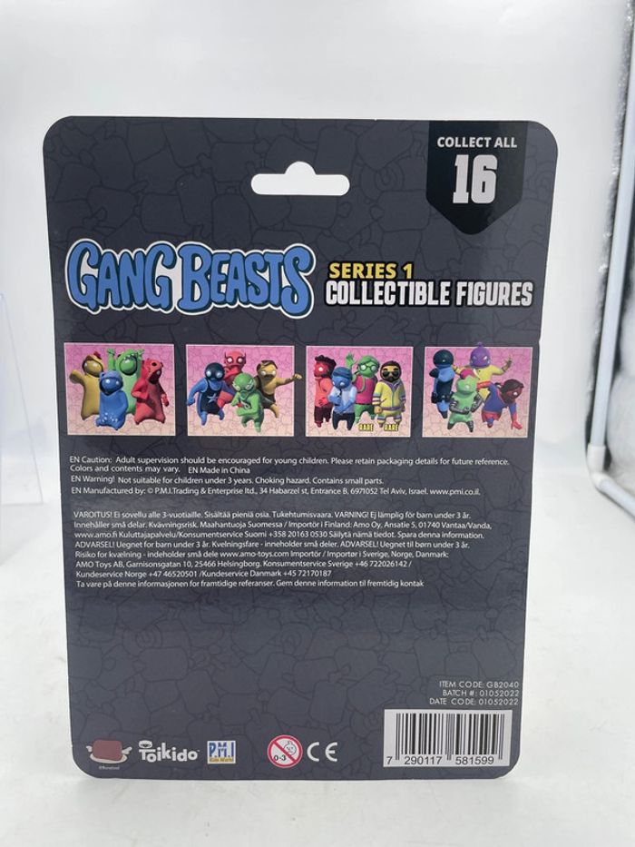 Coffret 5 figurines Gang Beasts séries 1 Toikido neuf - photo numéro 2