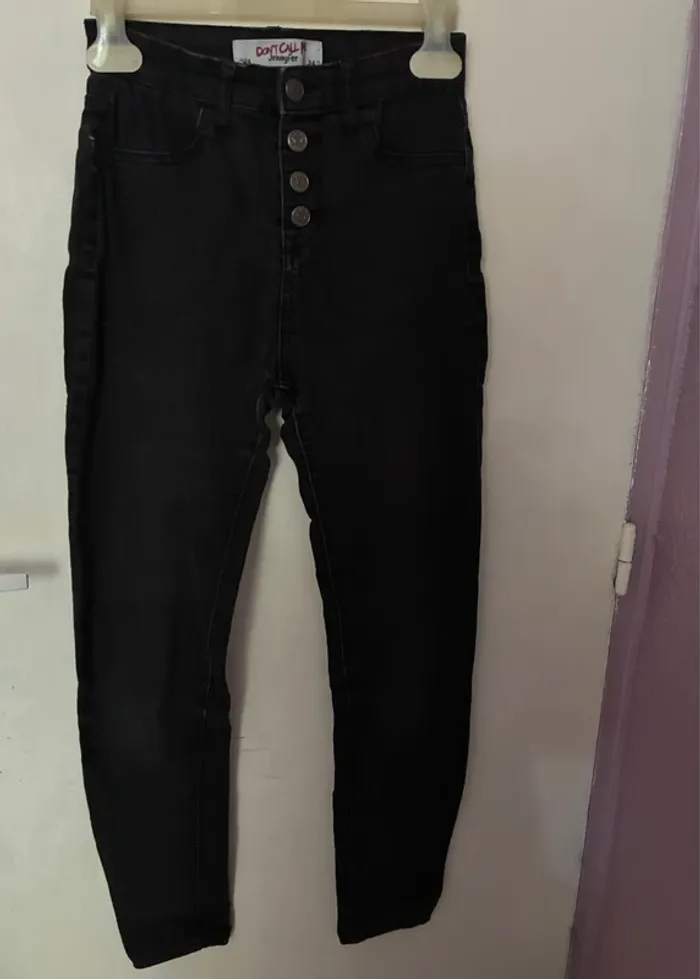 Jeans skinny noir, 34, Jennyfer. - photo numéro 2