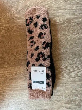 Lot de 2 chaussettes d'hiver antidérapantes et