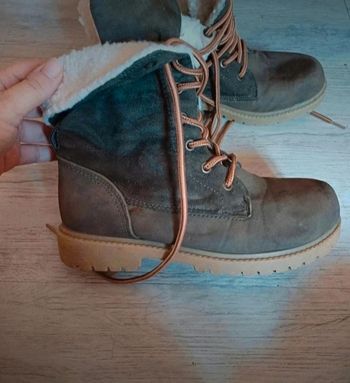 Bottines de neige fourrées femme taille 38