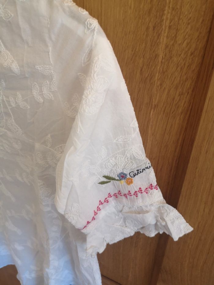 Robe Catimini en blanc colorée 6 ans - photo numéro 6