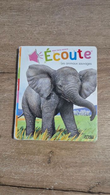 Livre sonore Les animaux sauvages 