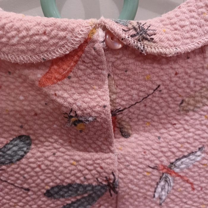 Robe rose à libellules Zara 3-4 ans - photo numéro 6