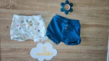 Lot 2 shorts Vertbaudet 3 mois