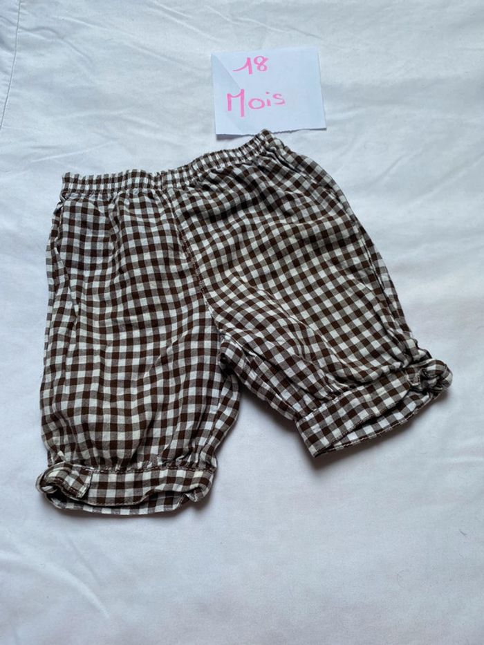Petit short 18 mois