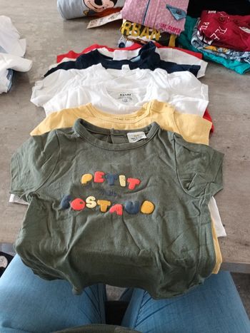 Lot tshirt 12mois