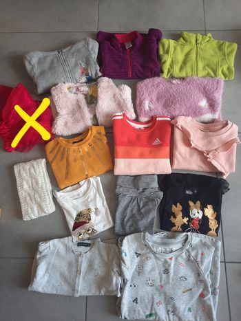 Lot habits fille 3 ans