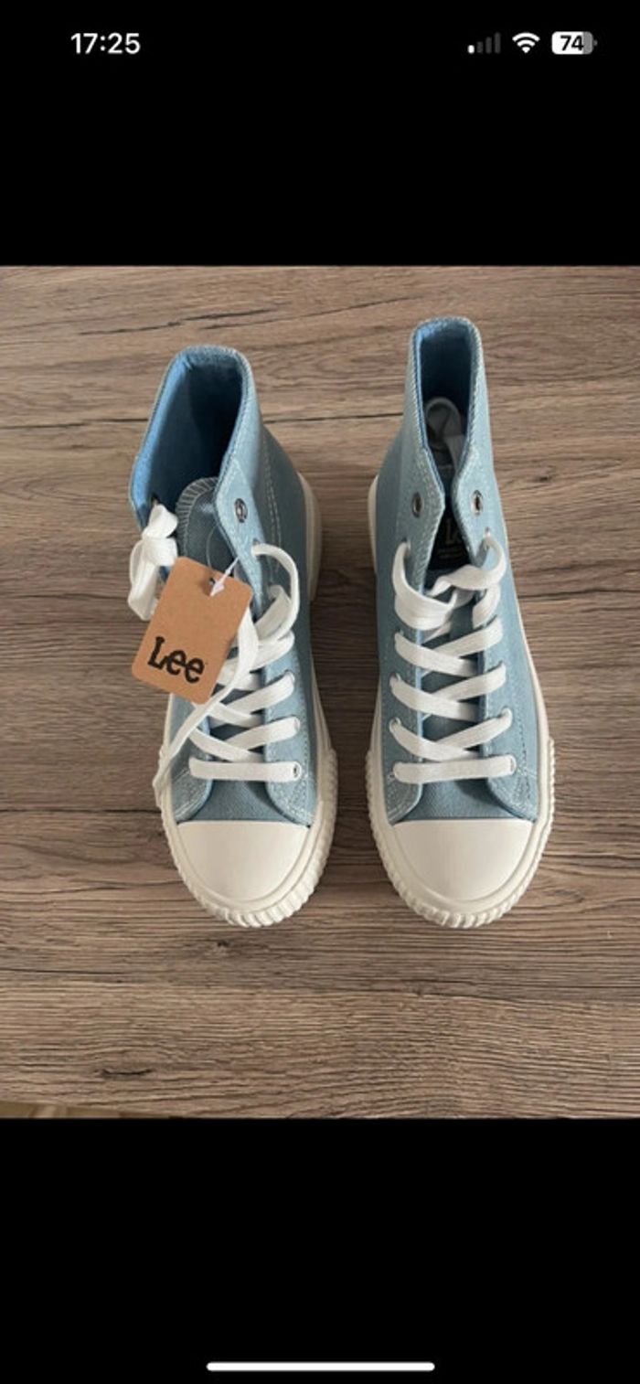 Baskets montantes Lee 37 - bleu jean clair neuves rentrée