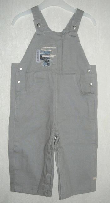 25 € Salopette Blue Shadow grise T. 18 mois Noukie's NEUVE