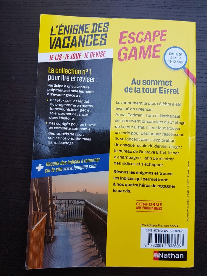 Cahier de vacances de la 6ème à la 5ème - photo numéro 2