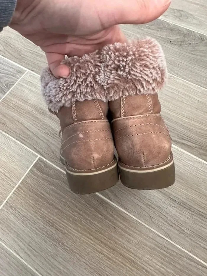 bottine hiver rose taille 28 fille - photo numéro 4