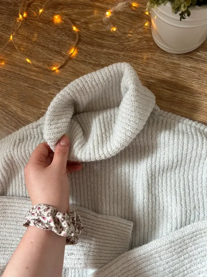 Pull blanc crop top - photo numéro 4