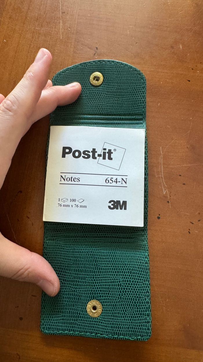 Etuit Post-it en cuir - photo numéro 2