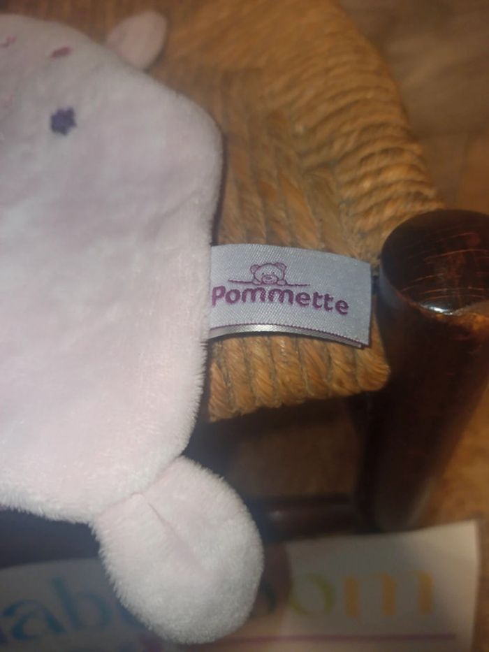 Doudou ours rose pommette tbe - photo numéro 6