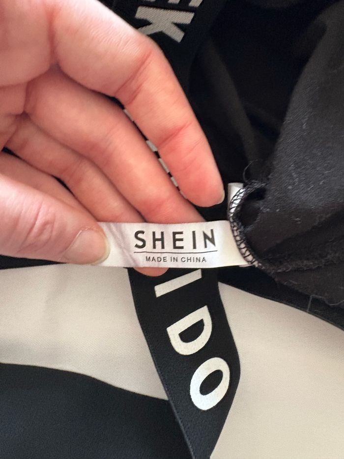T-shirt avec bandes élastiques - SHEIN - M/38 - photo numéro 4