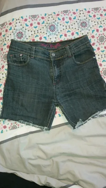 Short en jeans