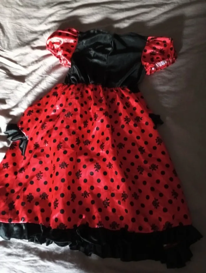 Déguisement robe enfant andalouse Espagne taille 116 - photo numéro 5