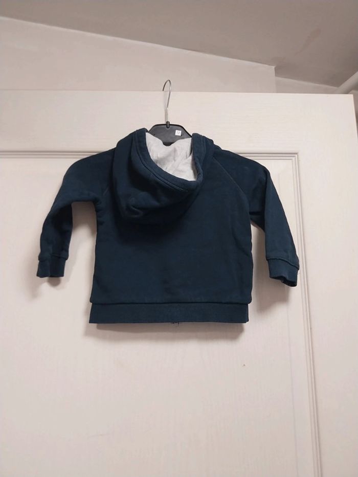 Gilet zippé bébé garçon 18 mois kiabi - photo numéro 2