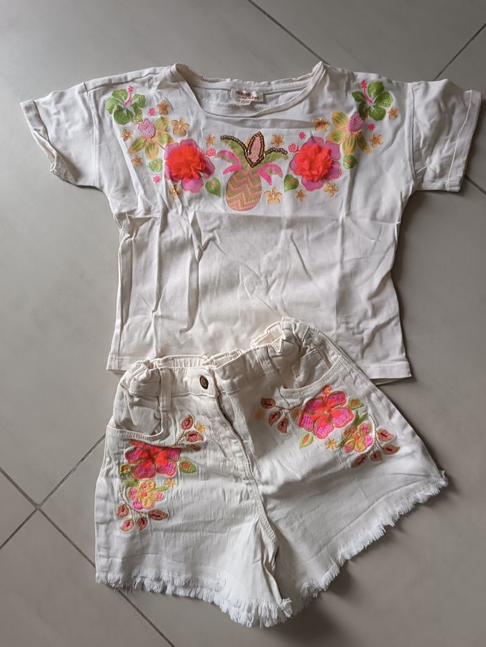 Tee-shirt manches courtes+short