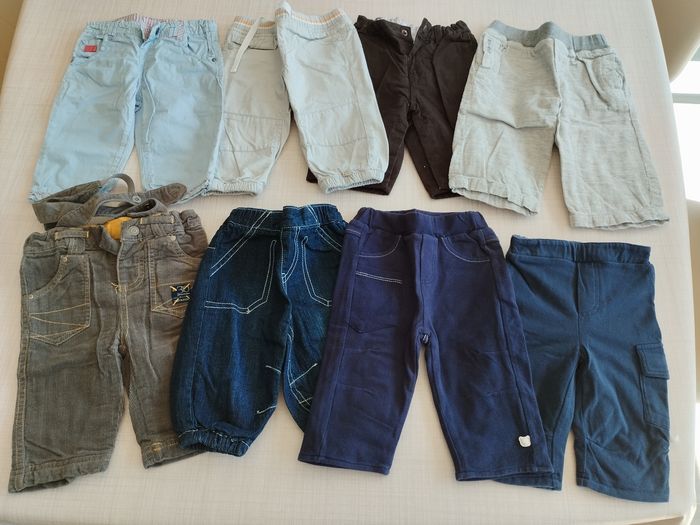 Lot pantalons garçon 6 mois