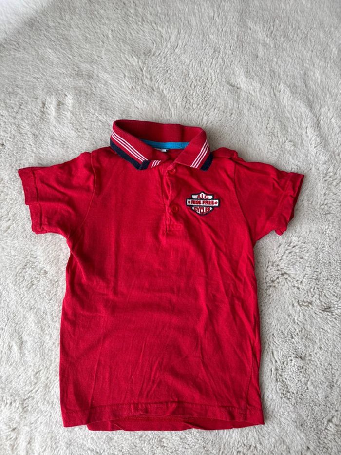 👕lot été - bébé garçon 36 mois - polo + shorts - très bon état - photo numéro 2