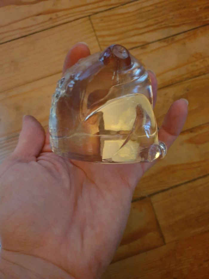 Magnifique presse papier neuf vintage grenouille - photo numéro 3