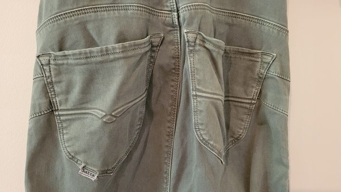 Robe jean kaki Salsa - photo numéro 3