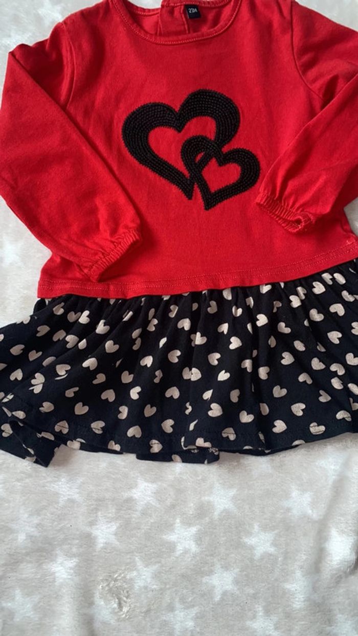 Robe manches longues bicolore - photo numéro 3