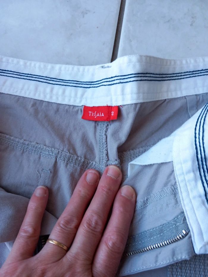 Short beige avec ceinture - photo numéro 7