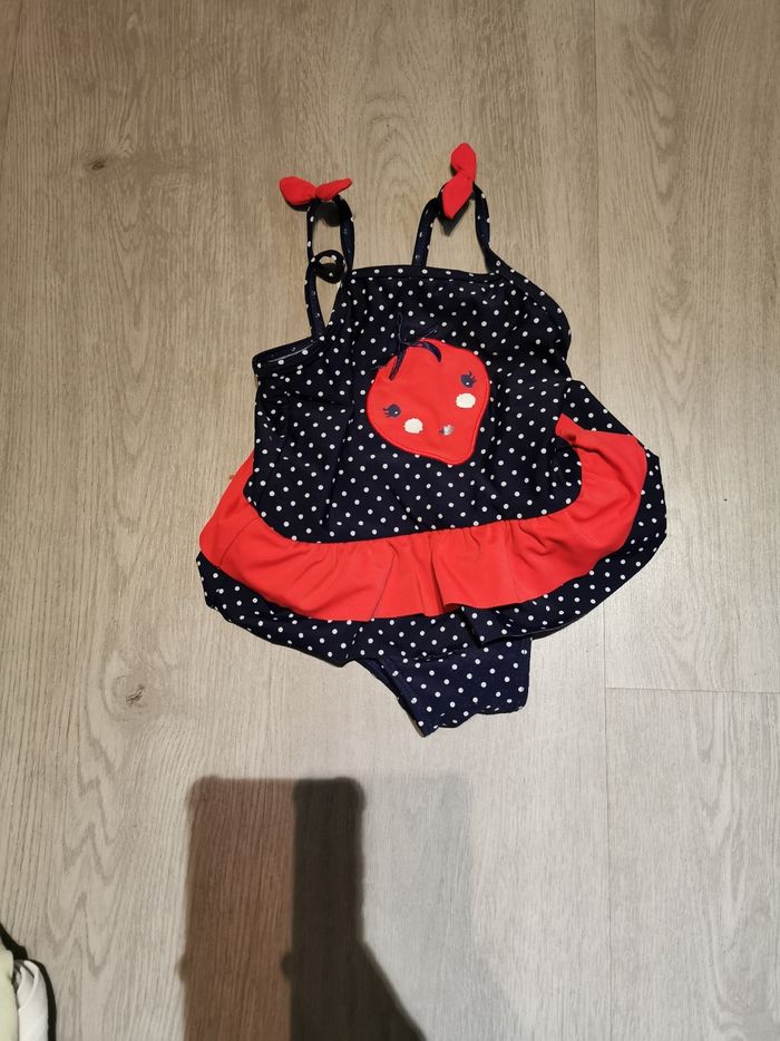 Maillot de bain 18 mois orchestra fraise