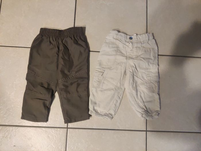 2 pantalons T12mois
