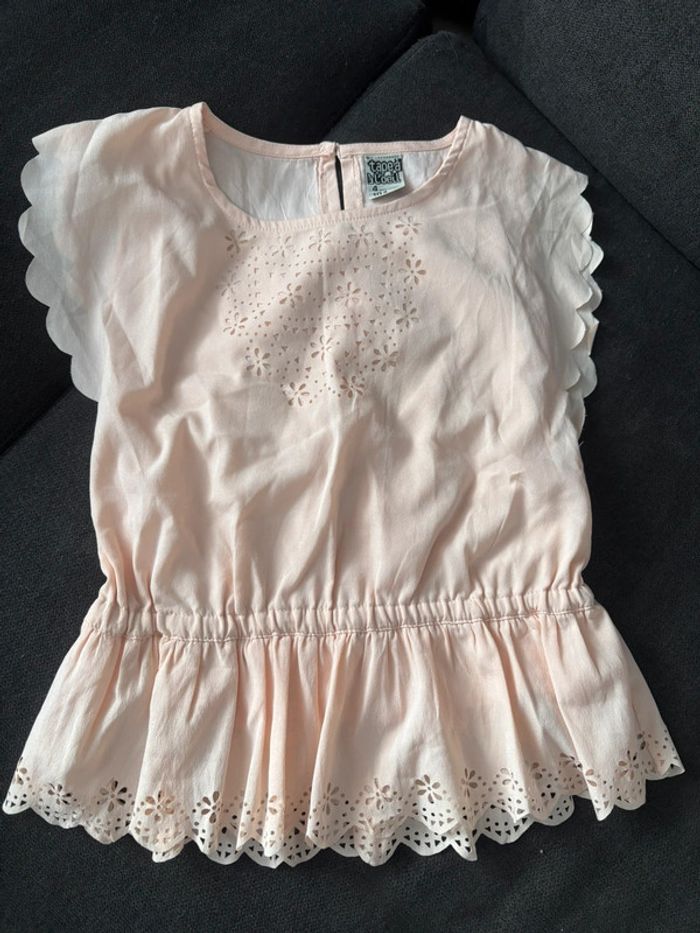 Blouse rose pale