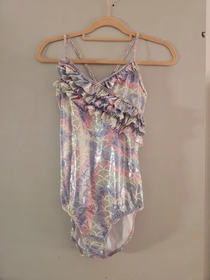 Maillot de Bain 1 pièce Fille 15-16 Ans - Neuf - Effet Sirène Holographique - photo numéro 6