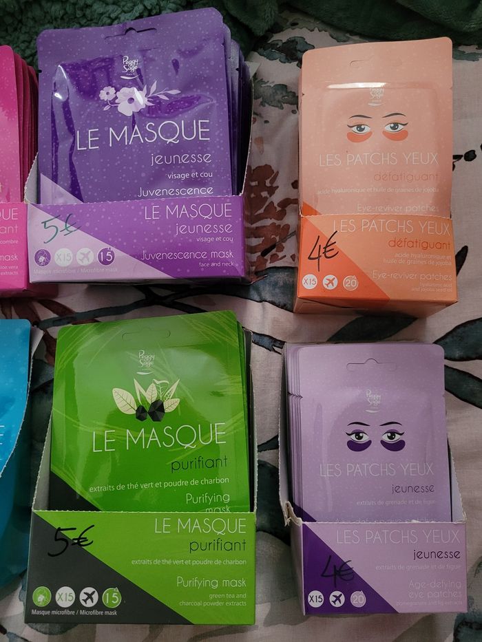 Soin du visage et yeux masques tissus cosmetiques - photo numéro 2