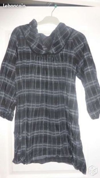 tunique à carreaux
