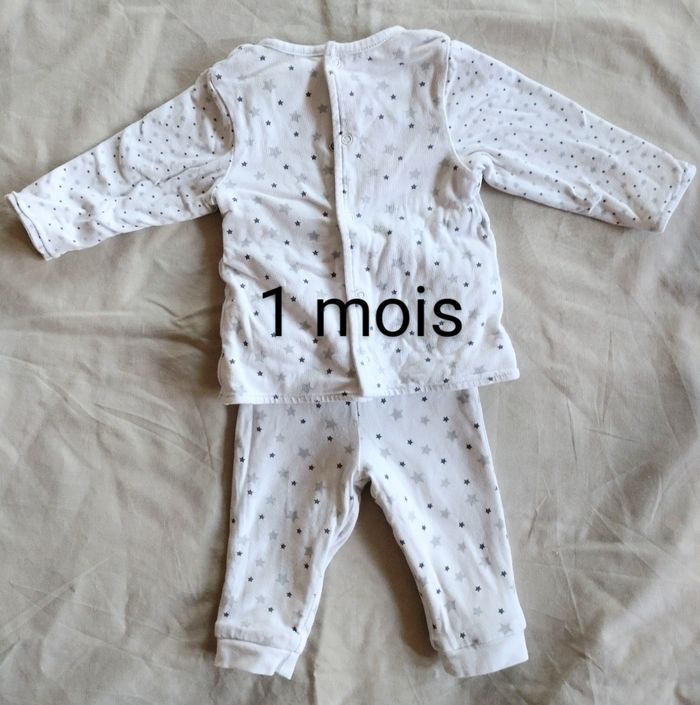 Ensemble mixte réversible imprimé étoiles