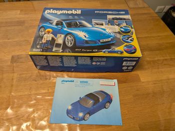Boîte Porsche playmobil 5991 et notice