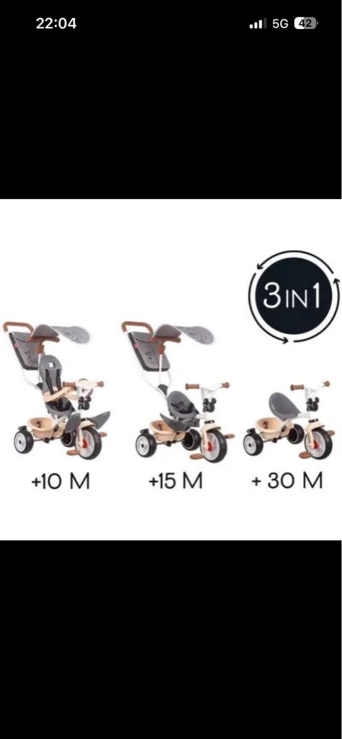 Smoby - Tricycle Mickey évolutif enfant - 3 roues - photo numéro 6