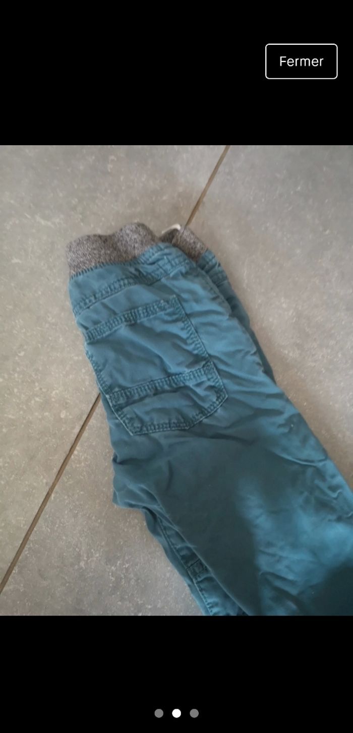 Pantalon bleu canard 18 mois - photo numéro 2