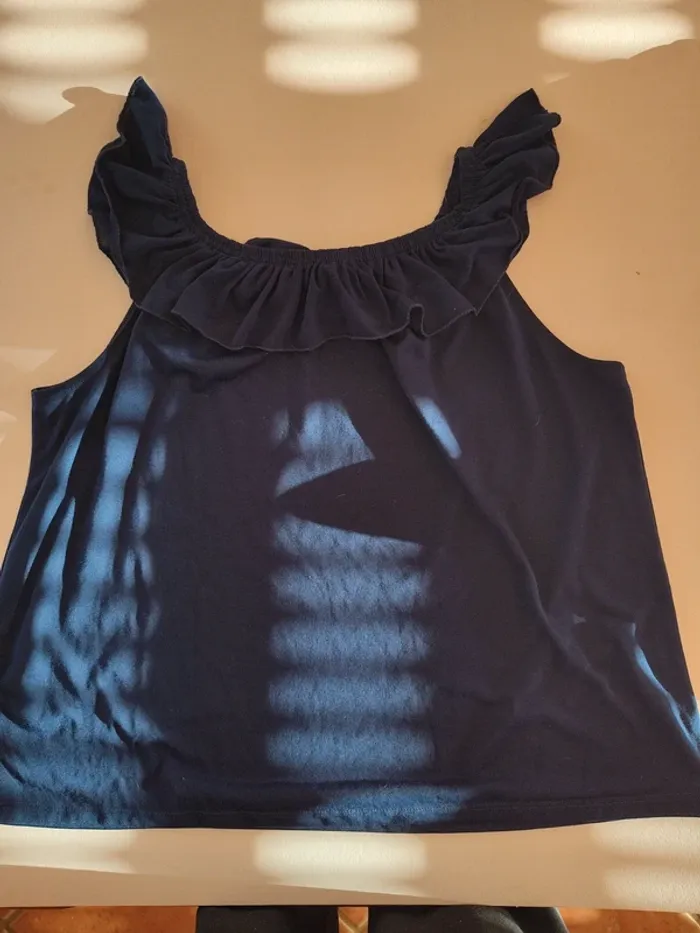T-shirt bleu marine H&M - photo numéro 4