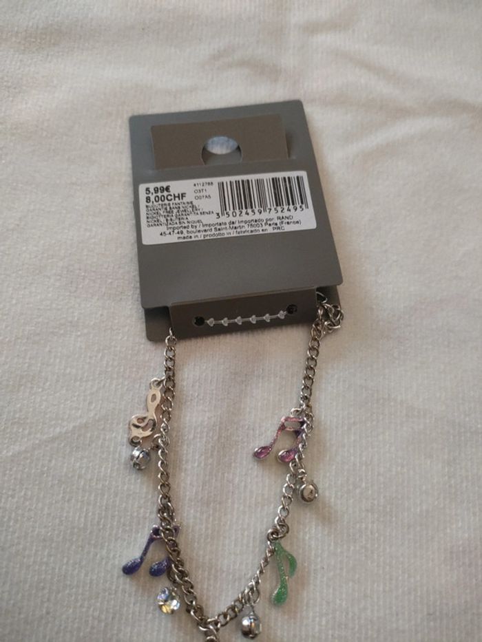 Bracelet notes de musique Neuf - photo numéro 3