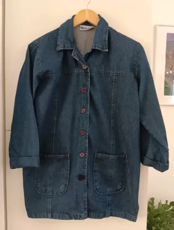 Veste en jean brut, coupe droite 38/40