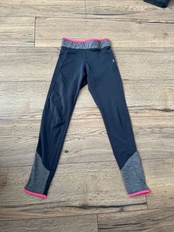 Legging Domyos gris et rose