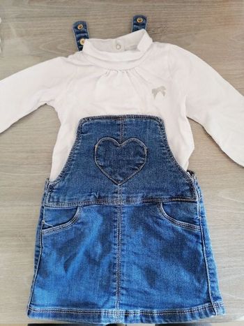 Ensemble robe salopette